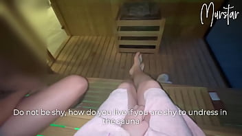 Russian couple's public hotel sauna encounter with foreigner