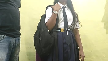 A naughty Indian college girl gets punished by her teacher for misconduct