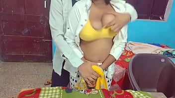 Desi teacher with big boobs leads to romantic couple session