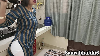 Desi aunty gets fucked around get under one's pantry apart from a criminal pauper