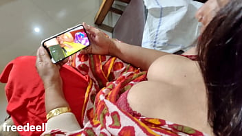 Step sister's secret viewing of X-rated content captured in homemade Hindi video