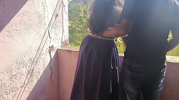 Amateur village sex with a student and her teacher in Hindi