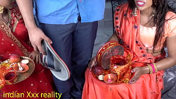 Hot and sexy Indian chut in a special Karva Chauth video