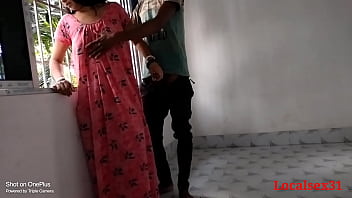 A Bengali housewife engages in sexual activity with her student, captured on webcam