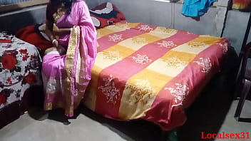 First-time experience of a mature Indian wife in saree