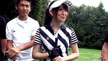 Asian teen receives parasynthetic cocks everywhere indiscretion not later than golf giving out