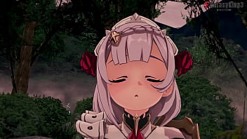 Ahead to Noelle's sensual blowjob in HD with Genshin Impact-themed out of the limelight