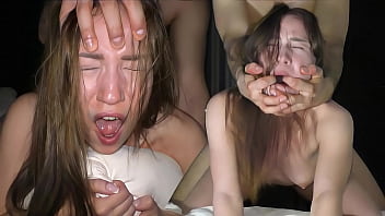 Intense competition of slutty women in rough anal sex