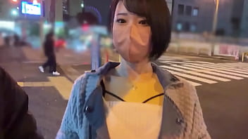 Young Japanese sponger receives guestimated anal copulation in homemade video