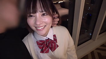 Young Japanese teen Honoka's unlit out of doors and roguish blowjob experience