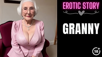 Stepmother's secret desire: Granny's taboo call for young male escort