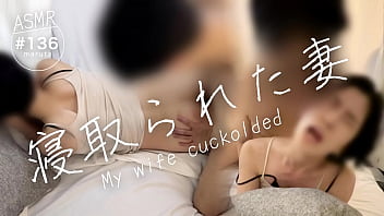 Amateur Japanese wife cheats on her husband's friend, leading to intense jealousy and anger sex