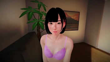 3D Hentai adventure with my horny girlfriend on the couch