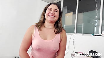 Ana Bad, a plump teenage girl, moans passionately while riding a mature man's cock in various positions including reverse cowgirl, cowgirl, and doggystyle.